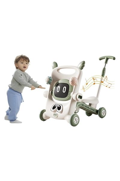 SOHO Antemergator Copii 8 in 1 Multifunctional, Scuter, Trotineta, Maro