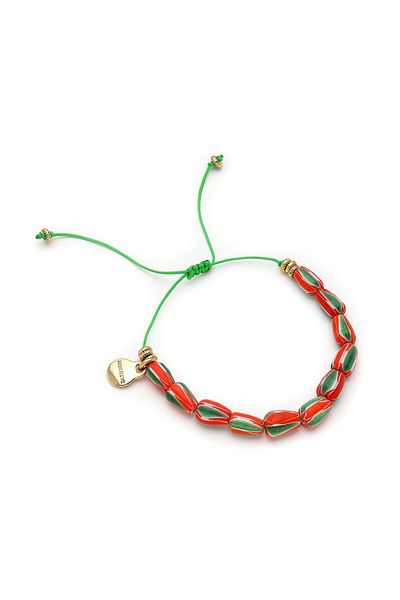 Mon Reve Bon Bon Glass Bead String Bracelet