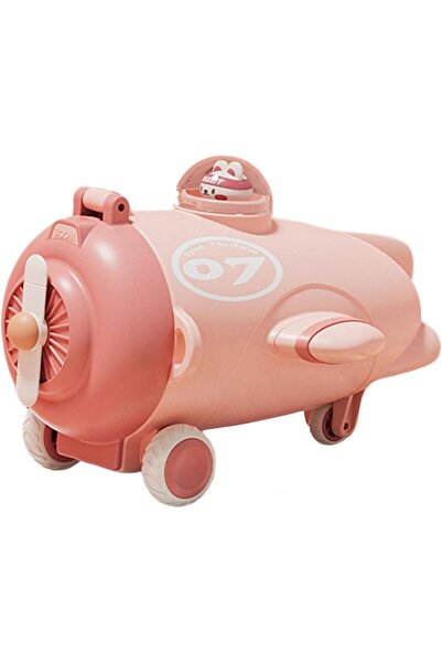 Twisoo Kids Drinking Bottle - Plane Shape, 500ml, Cute Reusable Kids Water Bottle with Straw, Leak-R