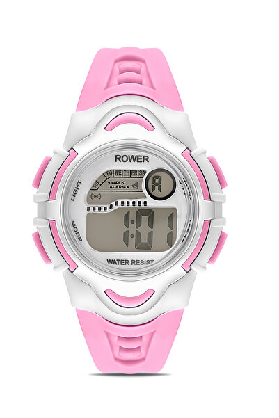 Ticarto Rwr Collection Children &Apos; S Digital Pink Silicone Wrist Watch Tc...
