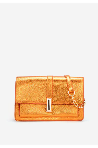 B T Shoes Oranžová obálková kabelka Whisper