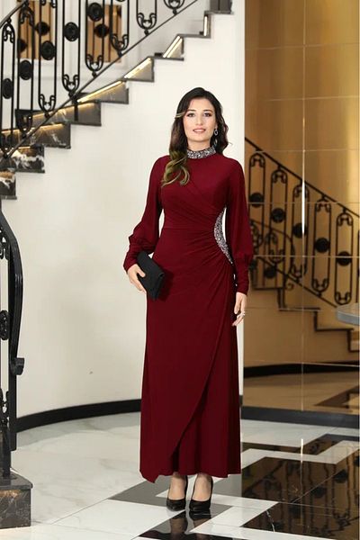 S7V7N EXCLUSIVE Stone Evening Dress Lavinya