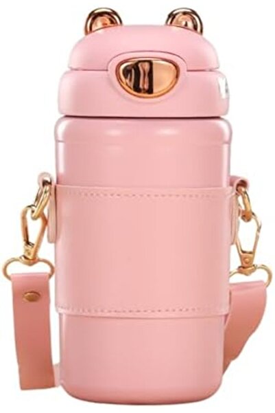 Twisoo Stainless Steel Water Bottle with Straw Lid, Vacuum Insulated Metal Water Bottle, Reusable Do