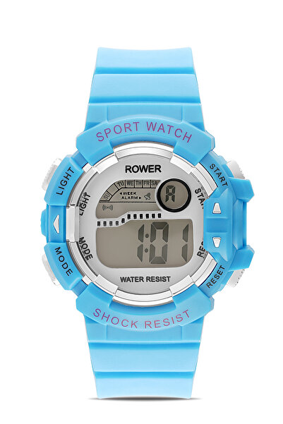 Ticarto Rwr Collection Children &Apos; S Digital Blue Silicone Wrist Watch Tc...