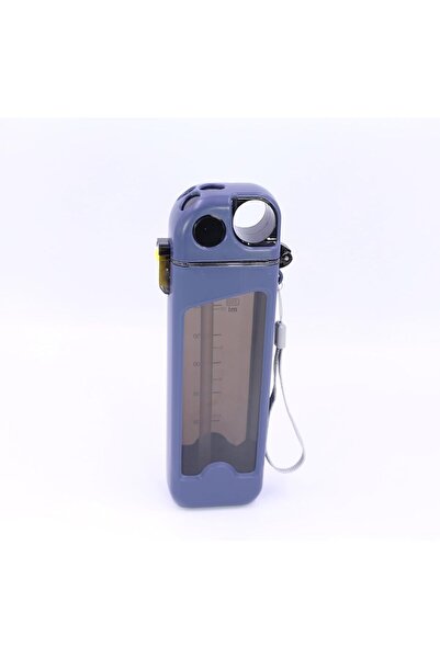 Twisoo Flip-top Portable Square Plastic Water Bottle, Food-grade Cup Body Pc and Lid, Duckbill Desig