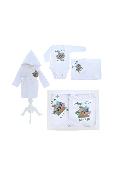 Inovius Πρώτη βαλίτσα για το μπάνιο, εξατομικευμένη με μήνυμα - «Πρώτο μπάνιο...