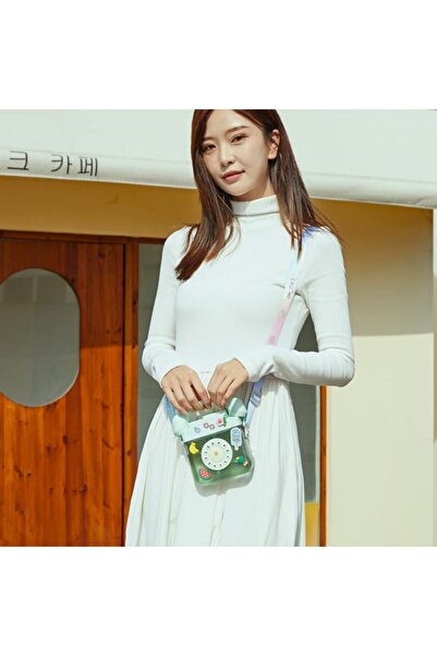 Twisoo Portable Telephone Plastic Drinking Bottle, 400 ml (Green)