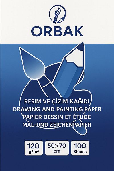 ORCOPY Painting Paper 50 X 70 120 Gr 100 Pack (4.20kg)