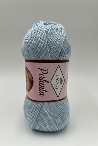 LaVita Yarn خيط حياكة يدوي من الألماس، أكريليك 100%، 100 جرام (5041 أزرق فاتح)