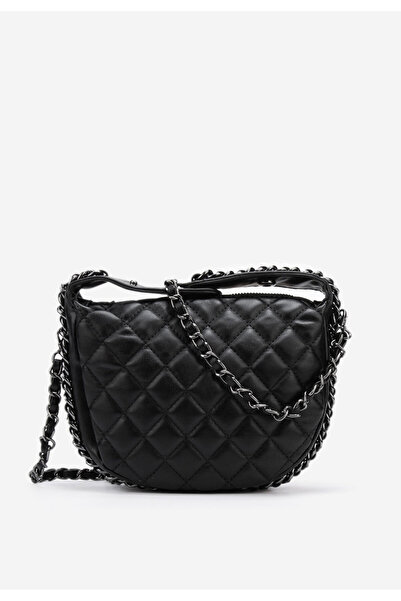 B T Shoes Černá ramenní kabelka Rocher