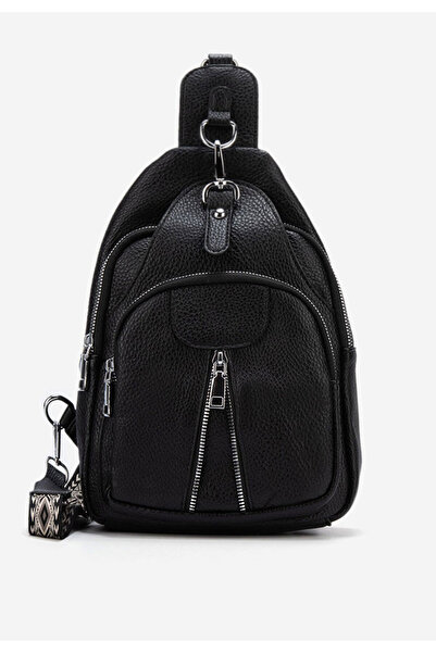 B T Shoes Černá dámská batoh Abbra