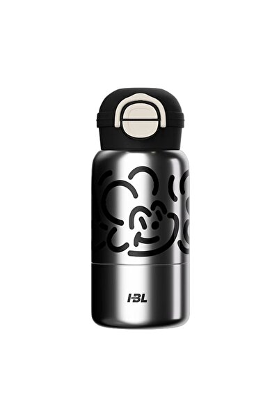 SOHO Thermos for Children 520ml, Stainless Steel, Mandala Design, Grey