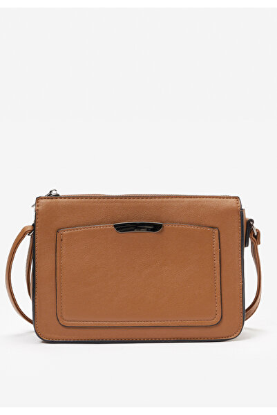 B T Shoes Τσάντα ωμου Optima V2 καφε