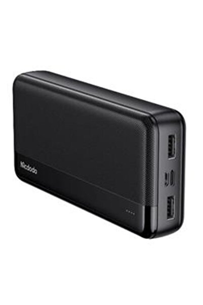 Mcdodo MC-1370 20000 mAh Çift USB Çıkışlı 5V 2.1A LED Göstergeli Siyah Powerbank