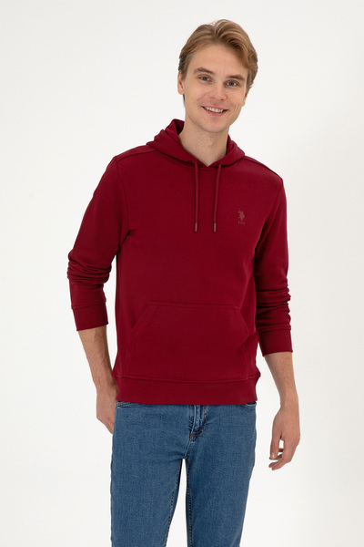U.S. Polo Assn. Men's Burgundy Basic Sweatshirt 50313720-Vr014