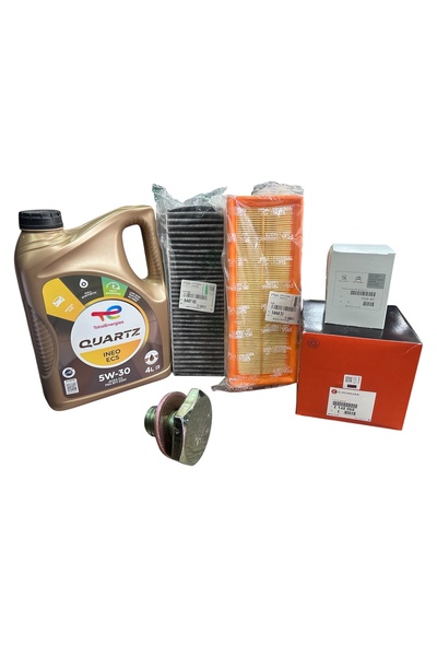 PSA Citroen C4 Picasso 1.6 HDI EURO4 DV6 Filtre Bakım Seti 5li (Motor Yağlı)