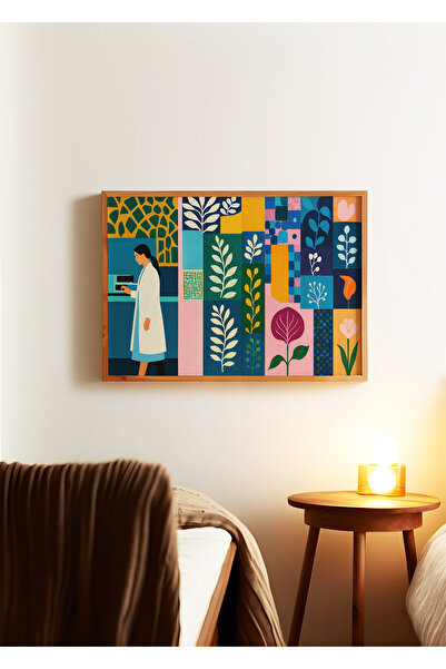 ARTHOUSECOLLECTIVE Poster medical - 15 - Doctoră - Decor modern pentru sănătate - Poster fără cadru în dimensiuni de tablou