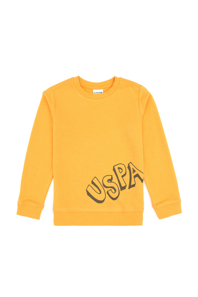 U.S. Polo Assn. Boy's Mango Crew Neck Basic Sweatshirt 50313979-Vr244