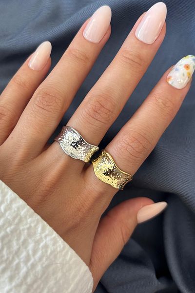 Leo'Stone New Season Tide Design Adjustable Women's Ring