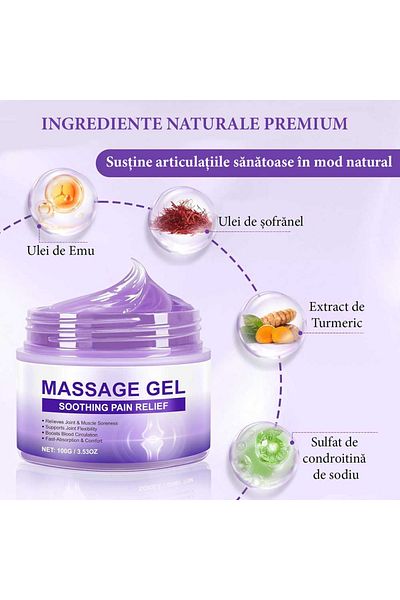 NOVA KISS Soothing Gel for Muscle and Joint Pain, 100 g