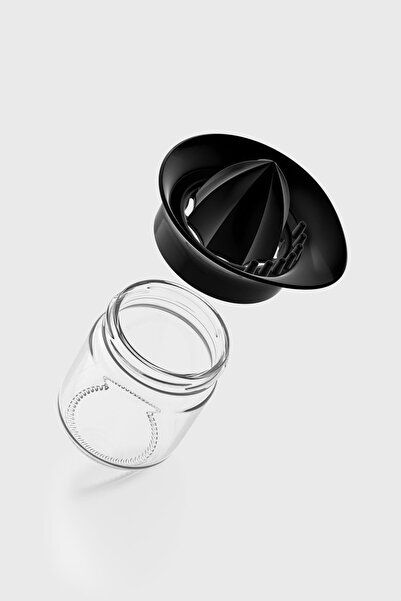 Renga عصارة ليمون زجاجية نيو 210 مل بغطاء أسود 201010