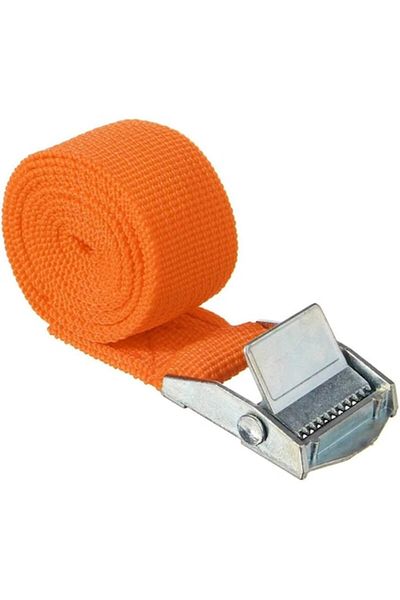 SOHO Chinga de Fixare cu Clichet Strap, Dimensiuni 3,5 m x 25 mm, Sarcina Maxima 200 kg, Portocaliu