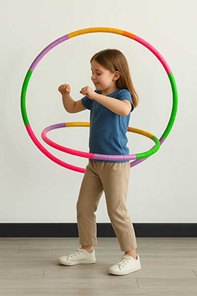 Clifton Geçmeli Hulahop Hulahop Renkli Hula Hop 67 Cm