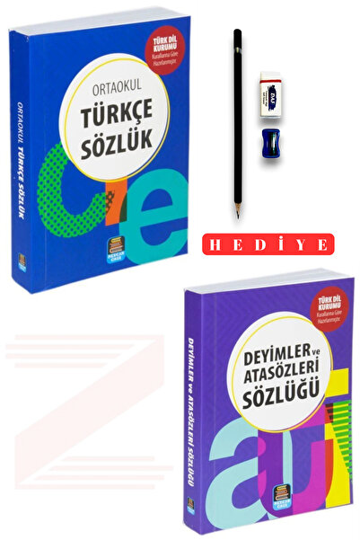 Mercan Okul Yayınları Ortaokul Türkçe Sözlük ve Deyimler ve Atasözleri Sözlüğ...