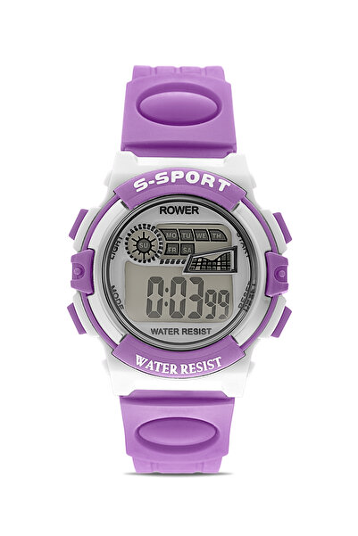 Ticarto Rwr Collection Children &Apos; S Digital Purple Silicone Wrist Watch ...