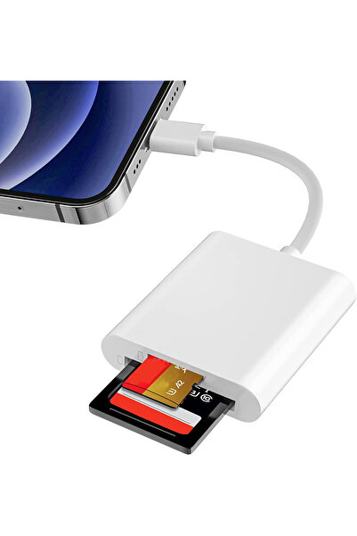 Daytona NK1023 2'si 1 Arada Telefon&Pad Için Type-C≥Sd Karta Otg Sd/TF Dönüştürücü Kart Okuyucu