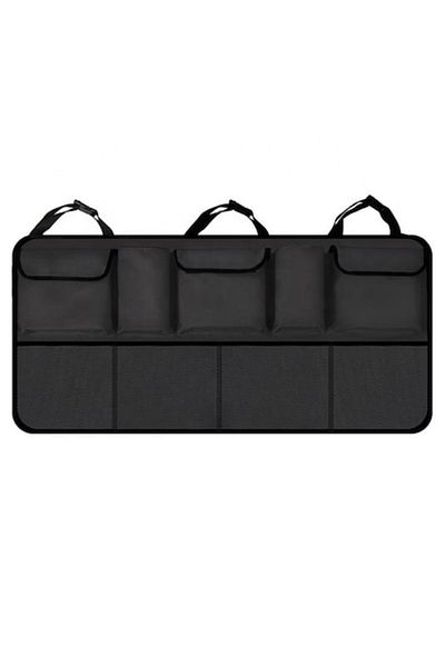 SOHO Car Trunk Organizer, 9 Pockets, Textile Material, Protective, Black