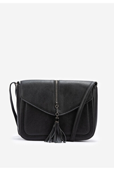 B T Shoes Čierne kabelka cez telo Nettia