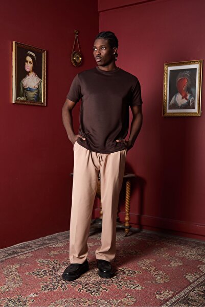 MODA Erkek Rahat Kesim Bagyy Duble Pileli Pantolon