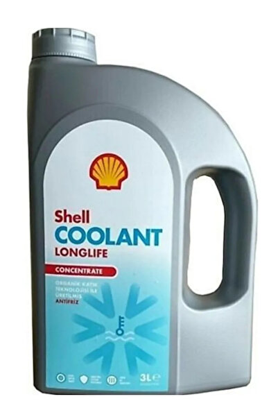SHELL Coolant Longlife Antifiriz Kırmızı Konsantre 3 Lt