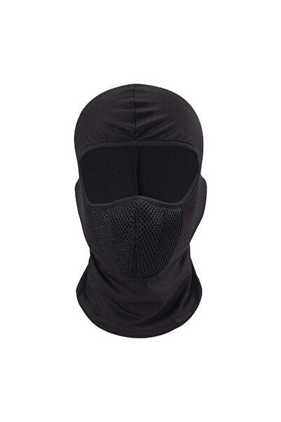 SOHO Cagula Balaclava Ninja Tactical, Wind and UV Protection, Black, 35x28.5cm