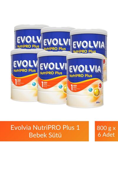 Genel Markalar Nutripro Plus 1 Bebek Sütü 800 gr 6 Adet