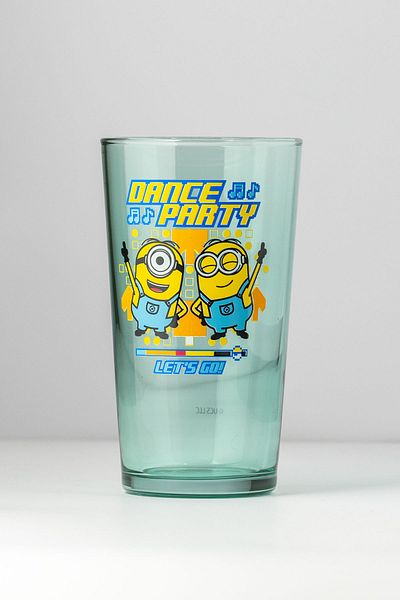 Rakle Minions Set of 2 Glasses Pink-Green 570 Cc