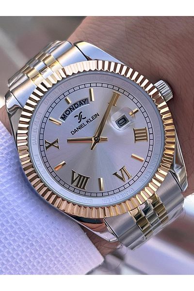Daniel Klein Italian Model Bracelet Gift Steel Cord 3 Atm 2 Years Warranty Men's Wrist Watch My03