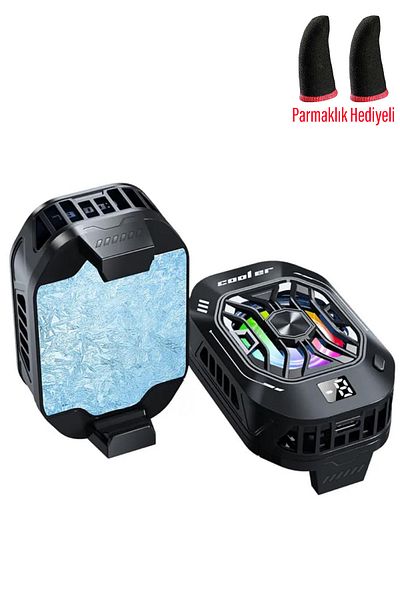 EXENAR Gaming Phone Air Cooling Fan Radiator Fan Rgb Led Phone Cooler Plug Play E Sportsman Fan