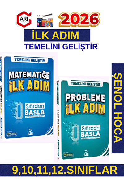 Arı Yayıncılık 2026 İlk Adım Matematiğe-Probleme Sıfırdan Kolay Başlangıç Kit...