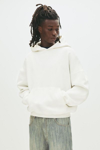 Pull & Bear STWD embroidered hoodie