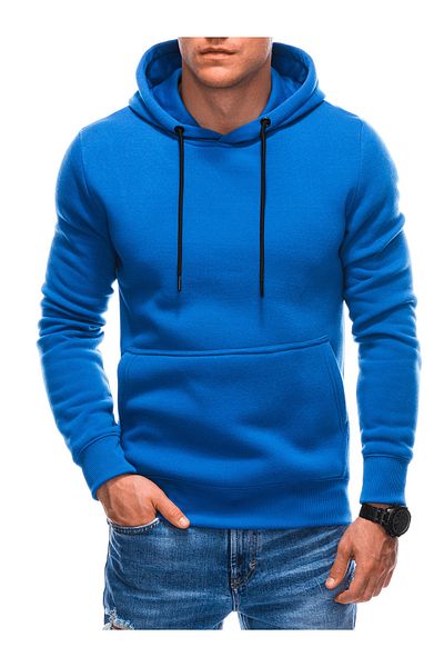 Edoti Men's hoodie EM-SSNZ-22FW-018 blue