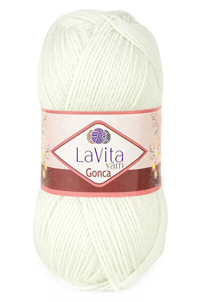 LaVita Yarn خيط حياكة يدوي من جونكا 100% أكريليك 100 جرام (8131 أخضر مائي فاتح)