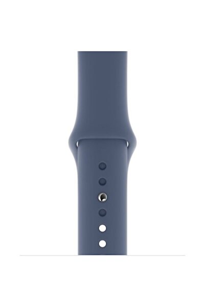 OEM Curea din silicon albastru prăfuit de înaltă calitate, compatibilă cu Apple Watch 42/44 mm