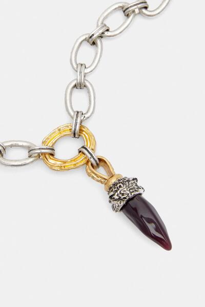 Pull & Bear Köpek Dişi Kolye