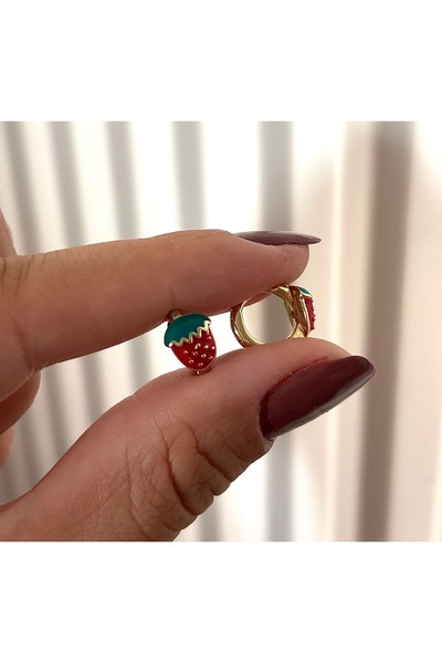 Butik Xuping Children's Earrings with Strawberries