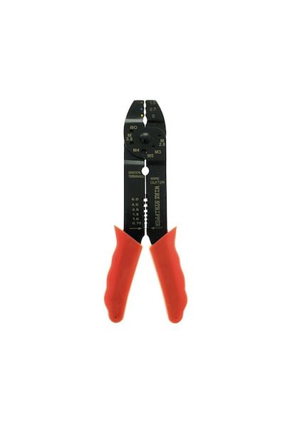 Bibilel Cable Stripping and Crimping Pliers, Black Red, TCL-BBL5045