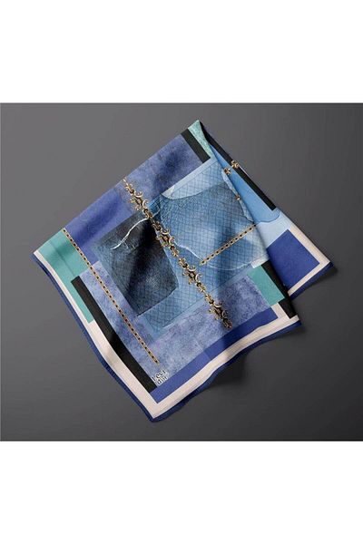 Levidor Crystal 1427 Blue Scarf