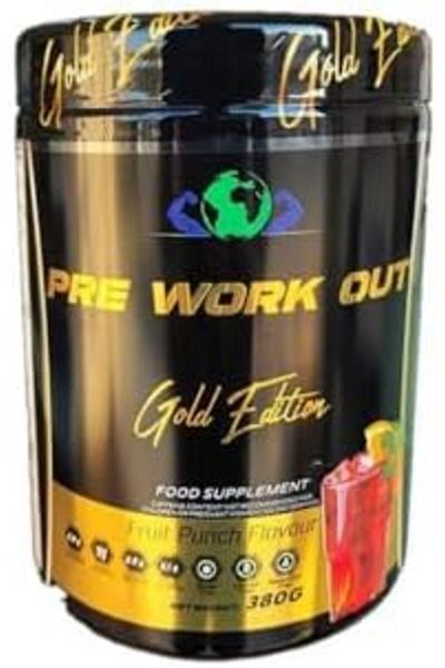 gold edition Pre-Workout Fruit Flavor 380g 38 Scoops