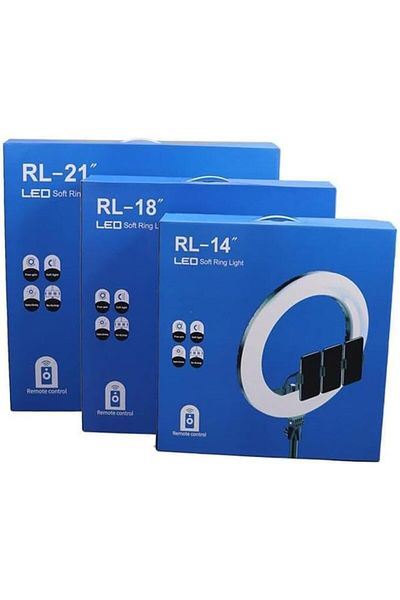 Generic RL-21 LED Ring Light, 21 Inch Soft Ring Light for Smartphones, Camera, YouTube TikTok Videos